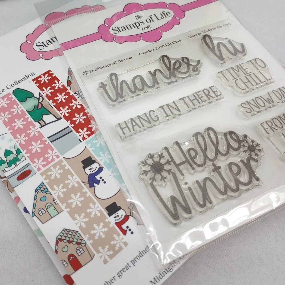 The Stamps of Life Paper Pad & Stamps October 2020 Joyful Peace Collection